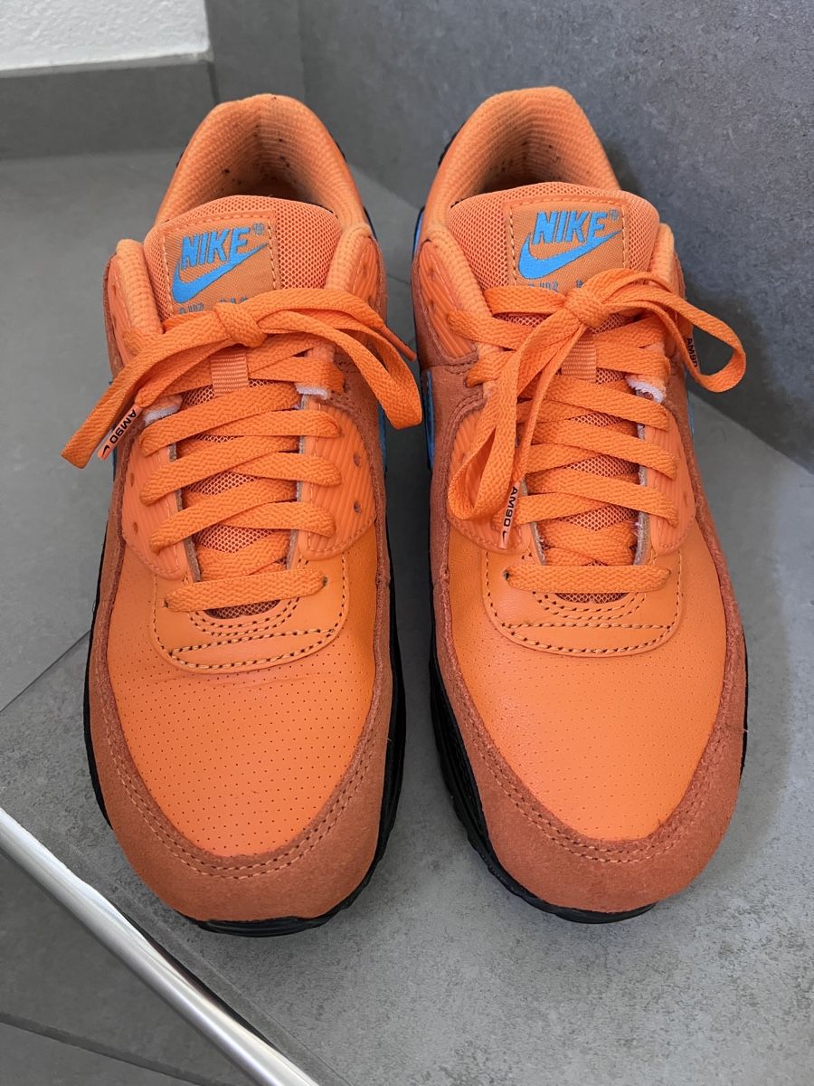 Nike Scarpe da uomo: Nike Air Max 90 (orange, schwarz) – Nuovo (secondo la descrizione) da Guntalingen venduto da Aquila_R 1