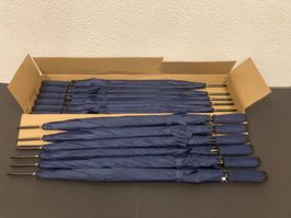 Regenschirme/ Stockschirme 12 Stück,d.blau, automatik, 100cm