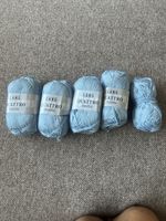 5x LANG YARNS QUATTRO Wolle hellblau neu