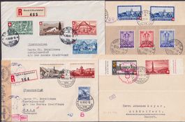 1942-1997, Briefe PRO PATRIA Zensur+Frankaturen, Norwegen!