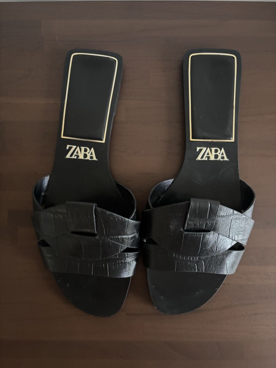 Zara Scarpe da donna: Zara Shoes Slides Black Size 38 – Usato da Zürich venduto da cha_jz8q 1
