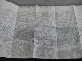 grossformatiger Gleisplan Personenbahnhof Basel, Ausgabe 194