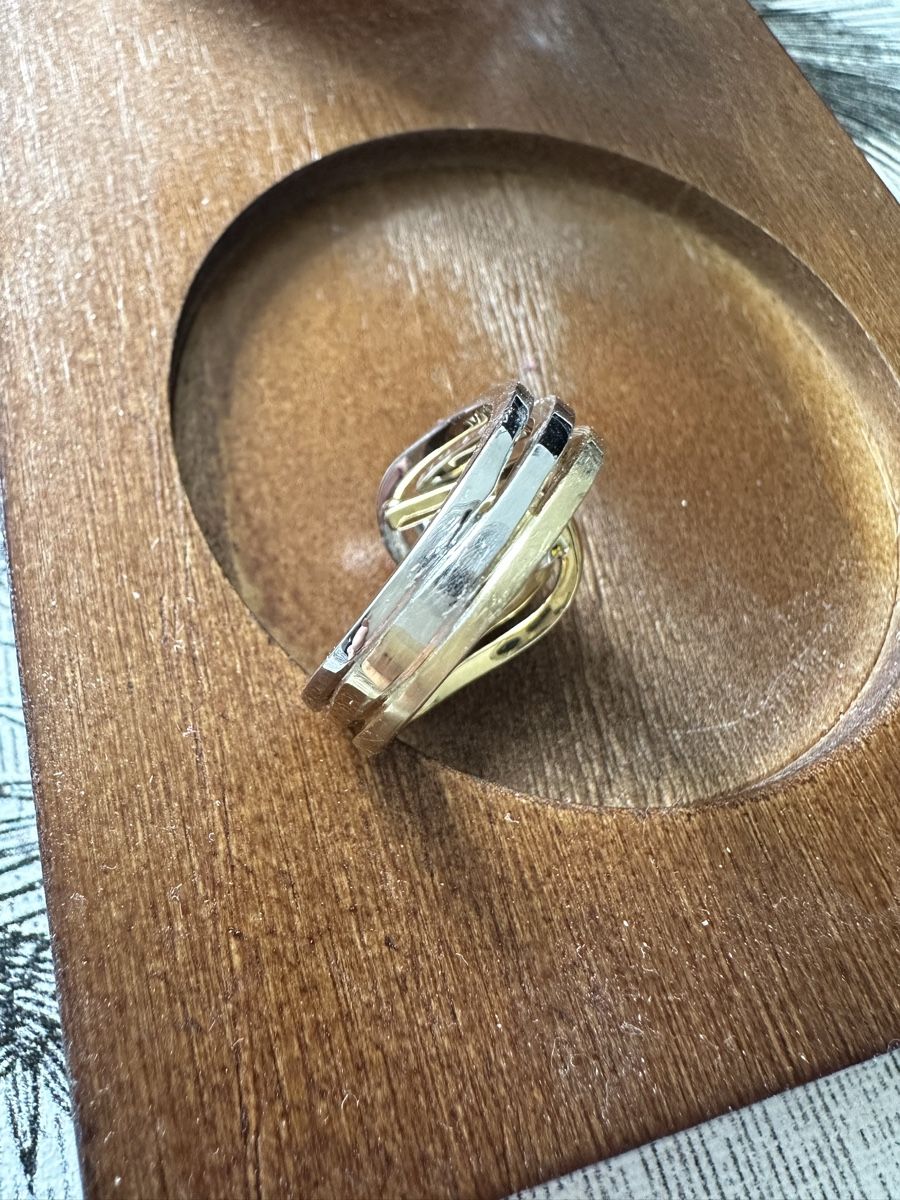 Anelli: Bague or jaune et or blanc + brillants – Usato da Choëx venduto da Maitresplinter 4