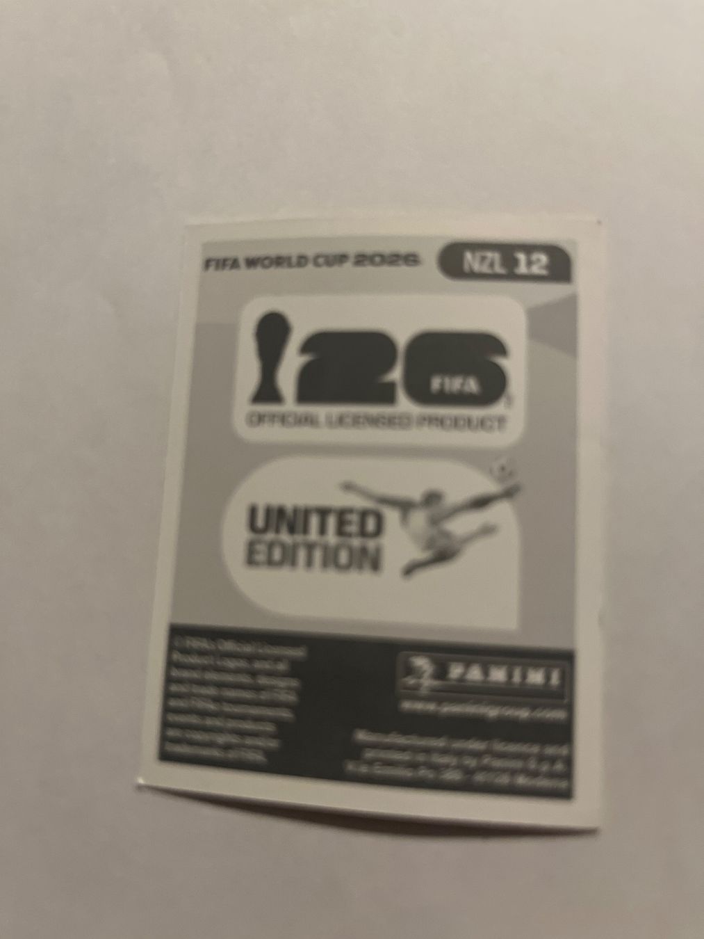 Panini Cartes à collectionner: FIFA World Cup 2026 - Panini; NZL 12 - Ryan Thomas – Neuf (Voir description) à Würenlos par ertanural 1