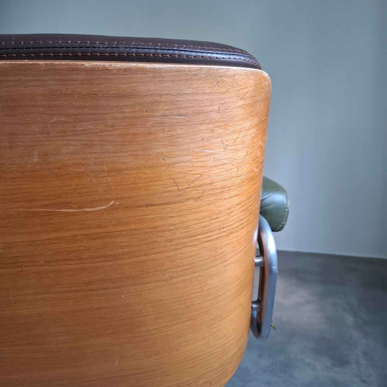 Giroflex Sedie: Chaise de bureau Giroflex par Martin Stoll 1970 – Usato da Neuchâtel venduto da Rochawood 8