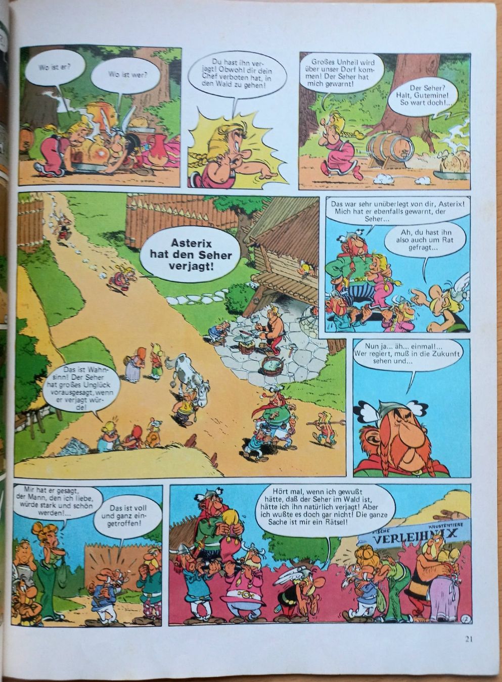 Fumetti: Comic - Asterix XIX - Der Seher – Usato da Niederuzwil venduto da lubimaja 2