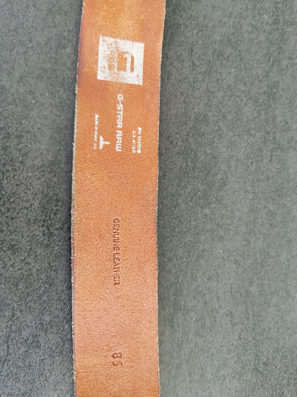 G-Star Cinture: GStar Ledergurt, 85. Mittelbraun. – Usato da Kirchlindach venduto da Javea7