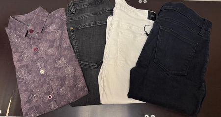 Kleiderpaket Jeans & Hemd, 4-teilig]