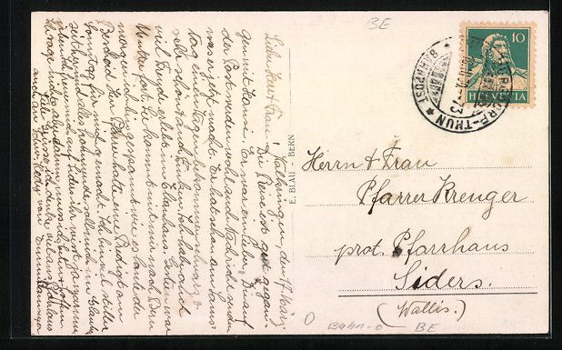 Cartes postales: AK Walkringen, Ortspartie mit Kirche – D'occasion à Berlin par bartko-reher 1