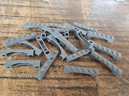 lego 92950 lot de 20 pièces Dark Bluish Gray Arch 1 x 6