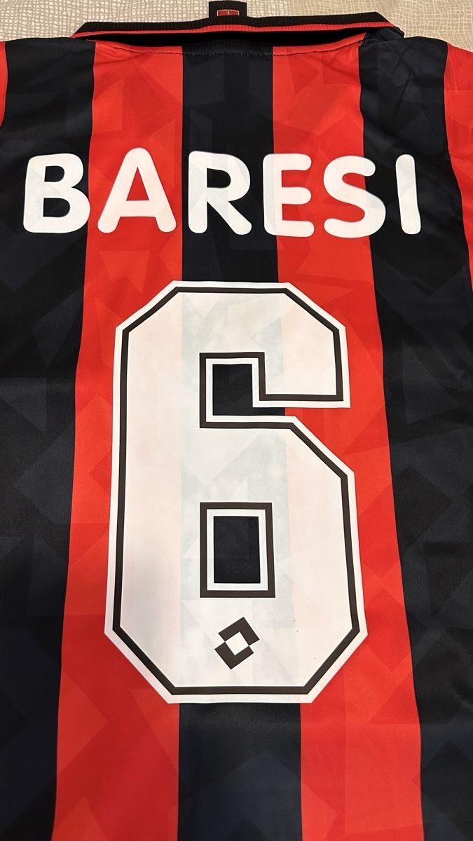 Canottiere & Pantaloni: Milan 93/94 Baresi 6 – Nuovo (secondo la descrizione) da Oberrieden venduto da jon_5cl2 2
