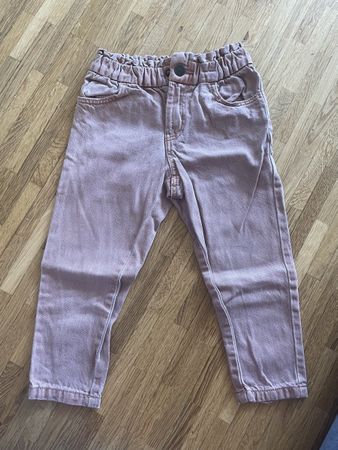 H&M Kinder JeansHose, Grösse 98, altrosa,