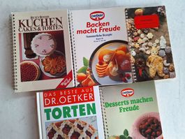 5 STK  BACKBÜCHER