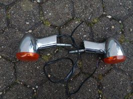 Harley Davidson Chrom Blinker Stahl