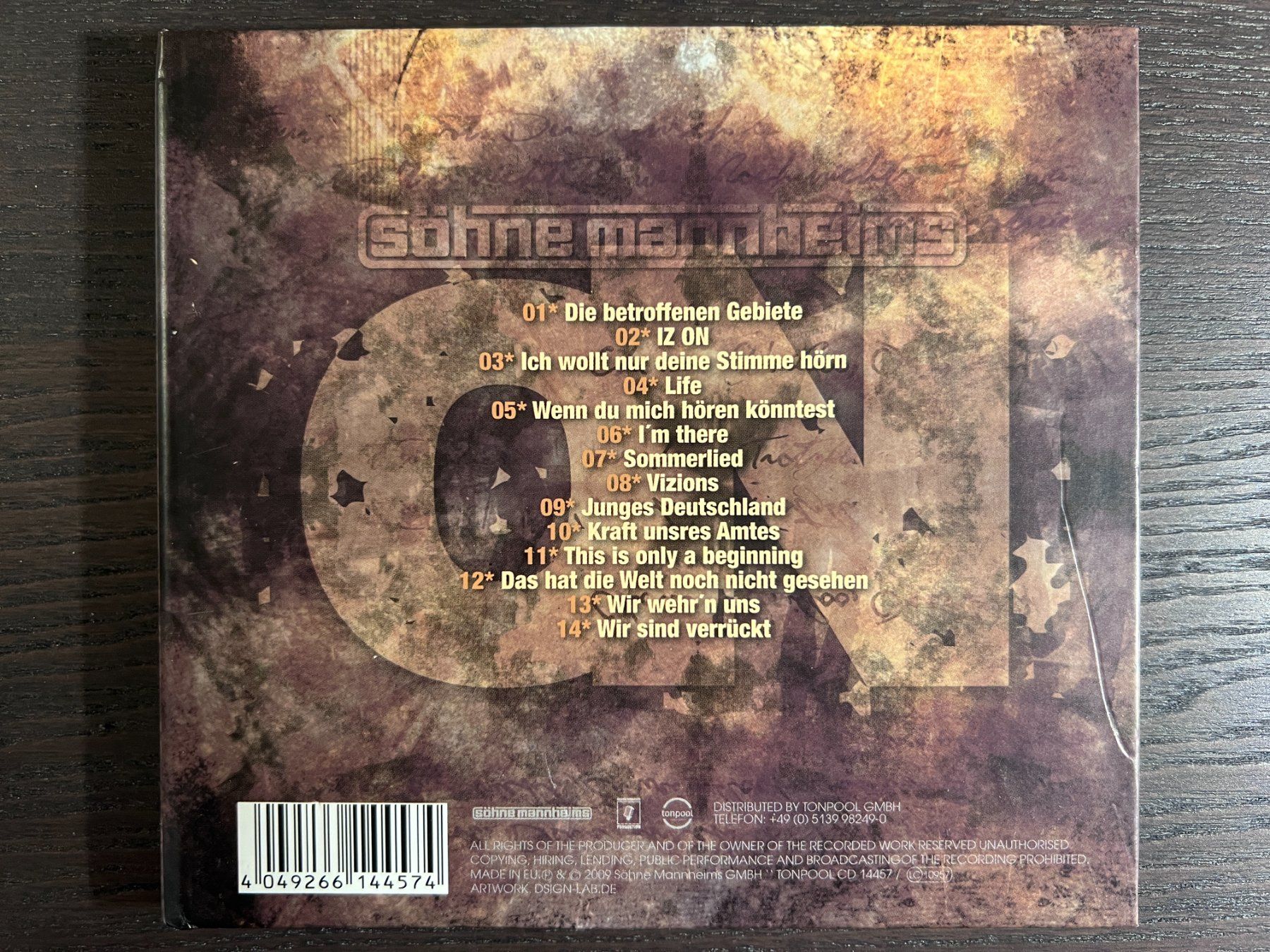 CD: Söhne Mannheims - IZ ON – Usato da Zürich venduto da MusikFreunde 1