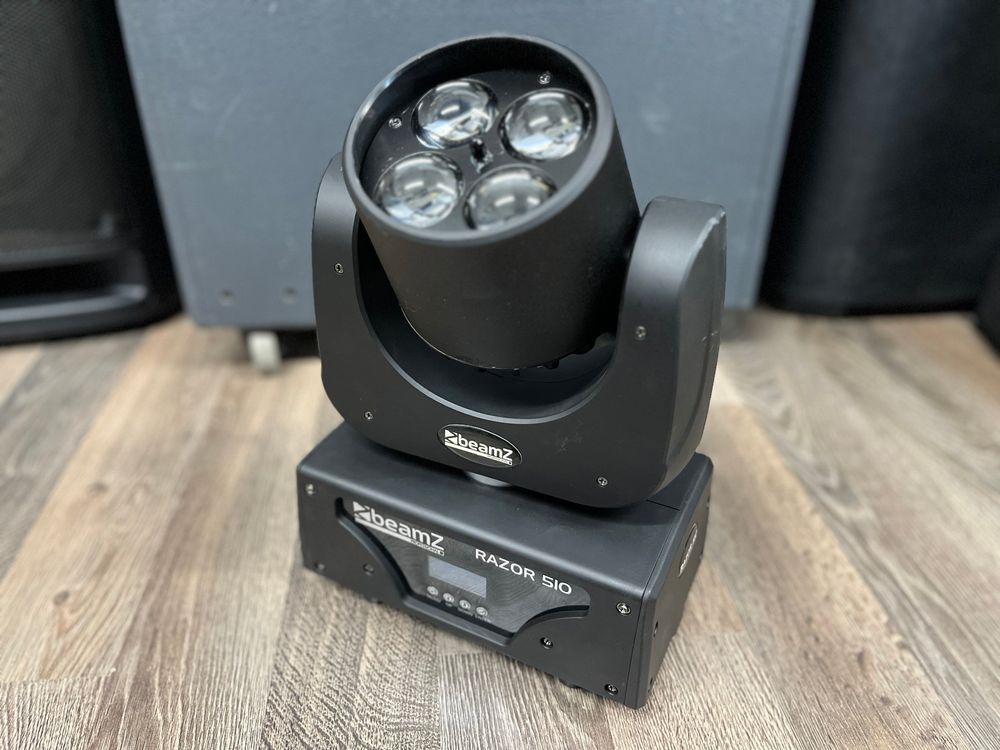 2 Stk. BeamZ Razor 510 RGBW LED Moving-Heads mit Zoom (Gebraucht) in ...