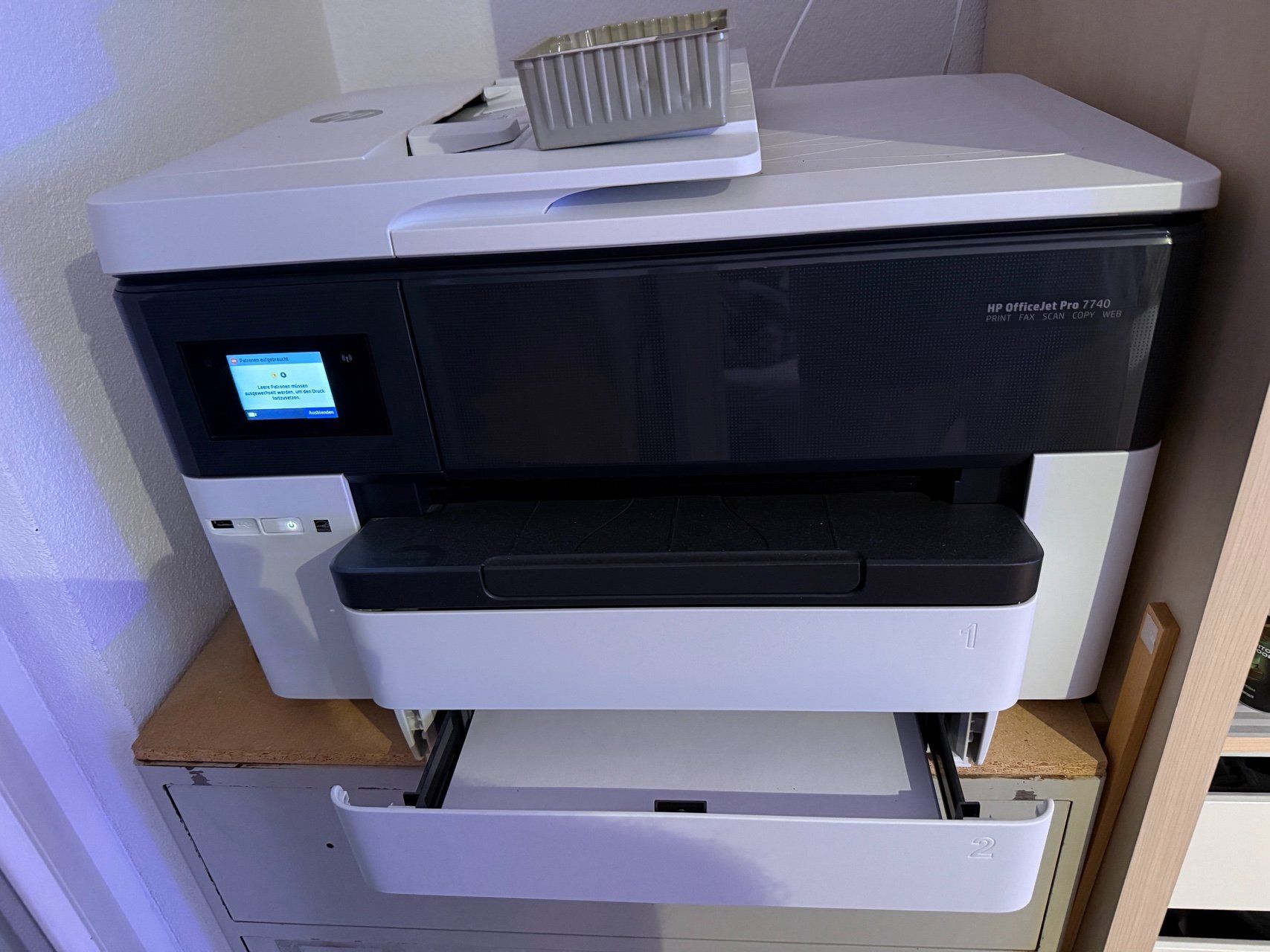 Hewlett Packard Drucker: OfficeJet Pro 7740 Wide Format All-in-One – Gebraucht aus St. Gallen von bruno.binz