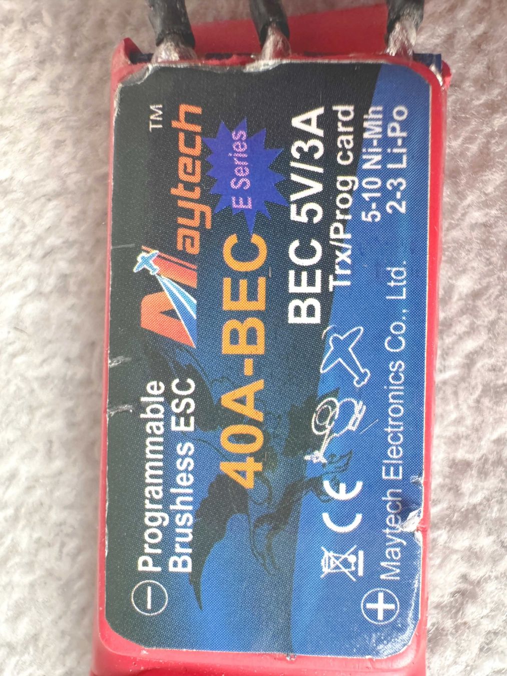 Elektronikbauteile: Maytech 40A Brushless ESC Regler BEC 5v 3a – Gebraucht aus Zürich von Malco0 1