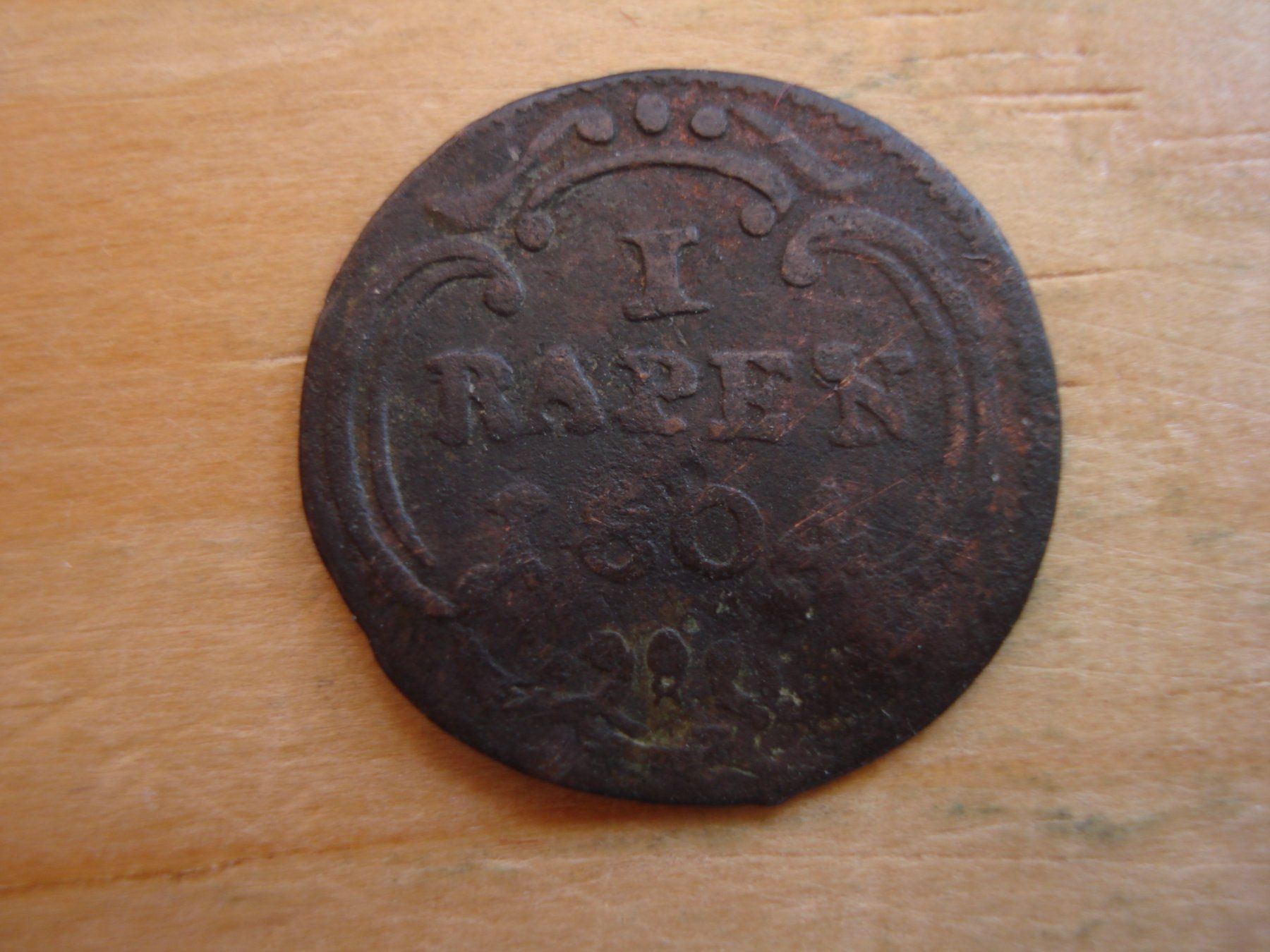 Tutti le monete: (H6) Luzern  1 Rappen 1804 – Usato da Erlach venduto da Net-Coins