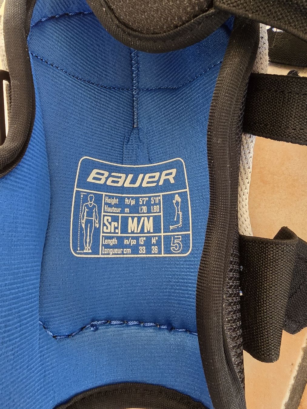 Bauer Protezioni & Imbottiture: Coudières de Hockey Bauer – Usato da Suchy venduto da jultur 3
