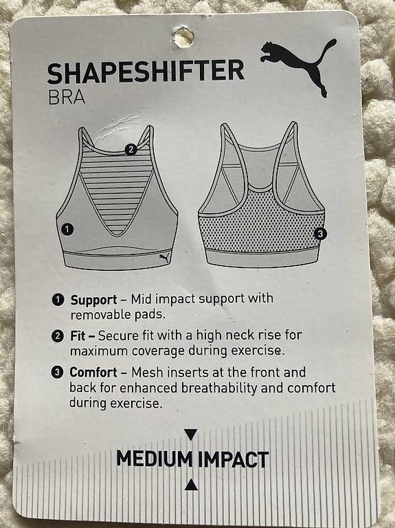 Altra biancheria intima: Puma Shapeshifter BH, G/L – Usato da Zuoz venduto da Janth 2