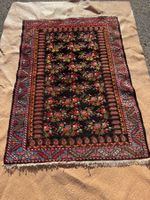 Hamadan alter 155x108cm Teppich handgeknüpft sauber