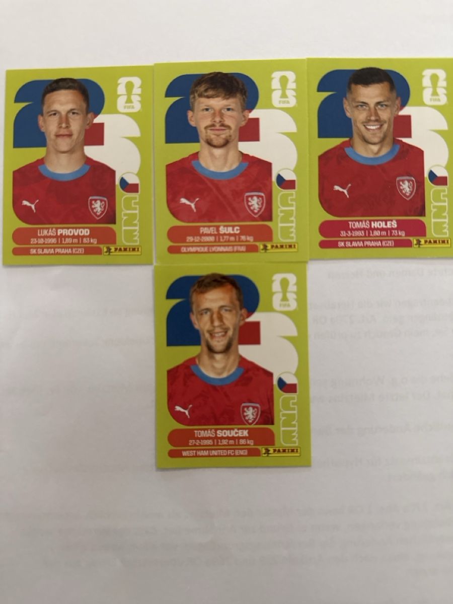 Panini Carte collezionabili: Panini WM 2026  Tschechien  – Nuovo (secondo la descrizione) da Kreuzlingen venduto da DennisA27