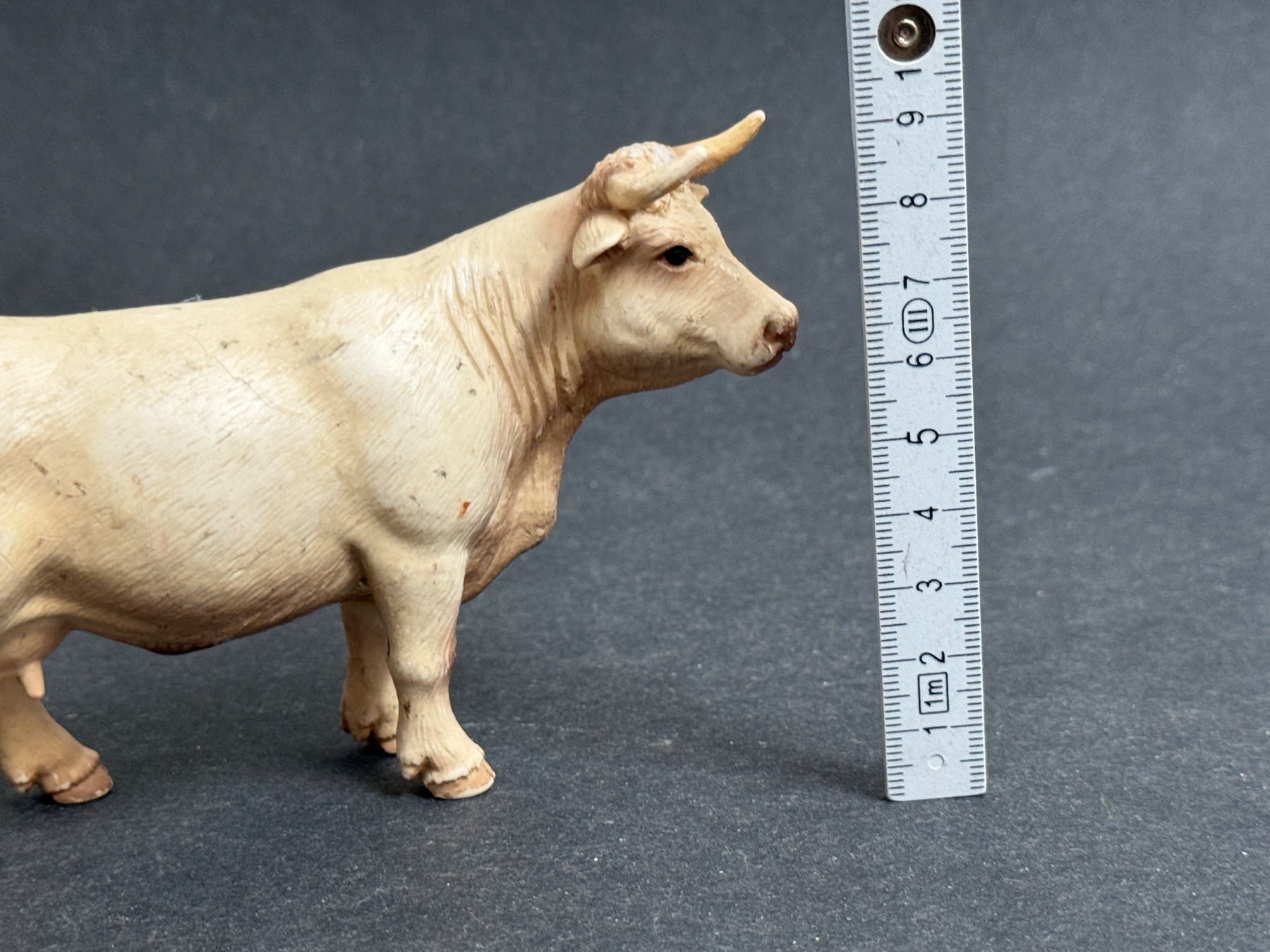 Schleich Statuette: Schleich 13610 Charolais Kuh – Usato da Ennetbaden venduto da mapa05 1