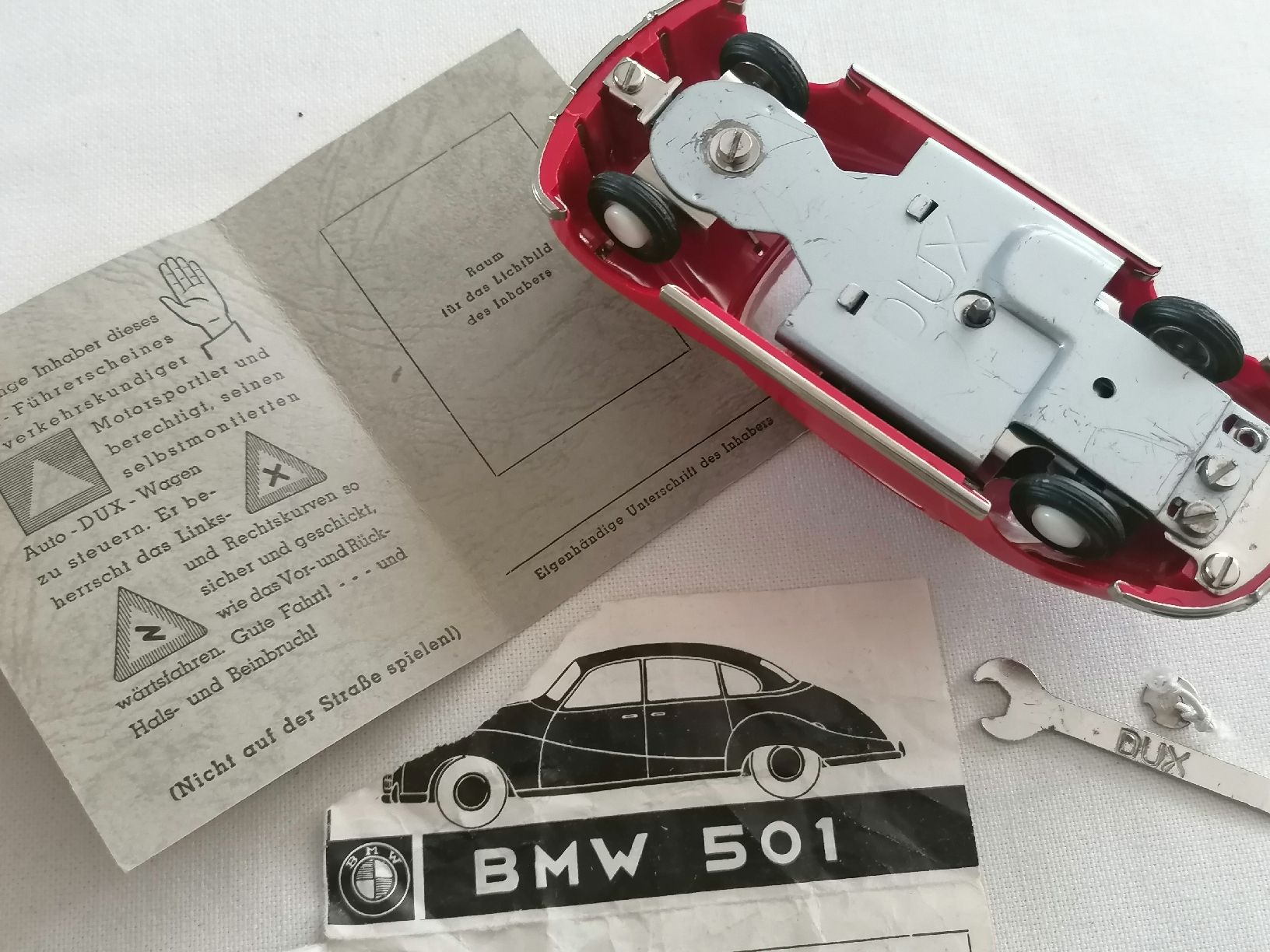 BMW Modellini d'auto: DUX Modellauto - BMW 501 – Usato da Basel venduto da vintagecollector 3
