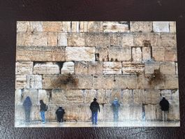 Jerusalem Magnet Magnetkarte Foto Israel Judaika