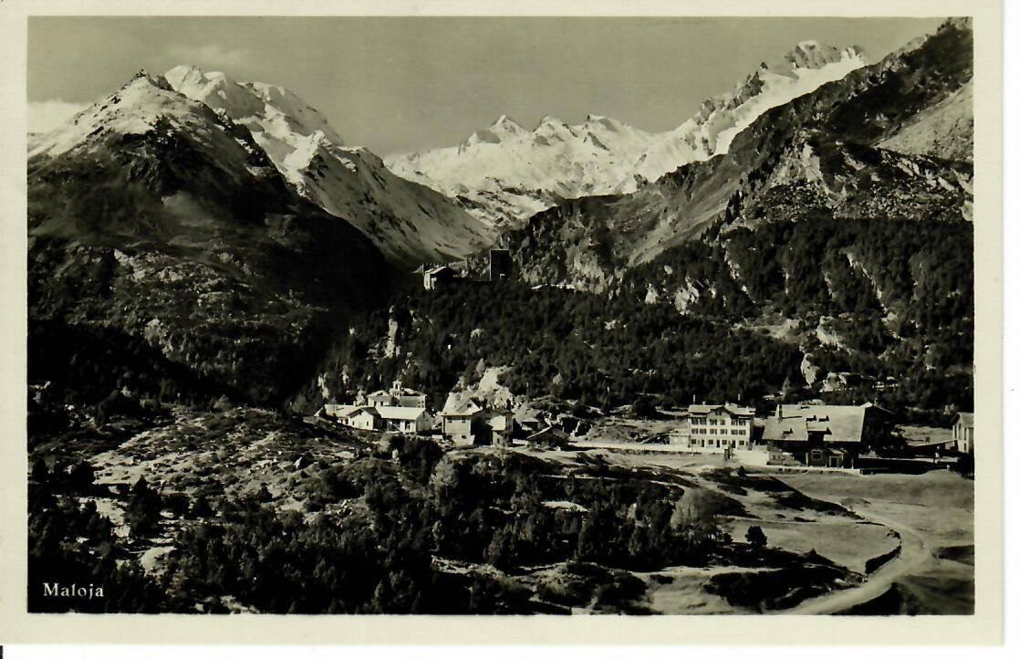 Ansichtskarten: Maloja  1933 – Gebraucht aus Hochdorf von Ziegel-16