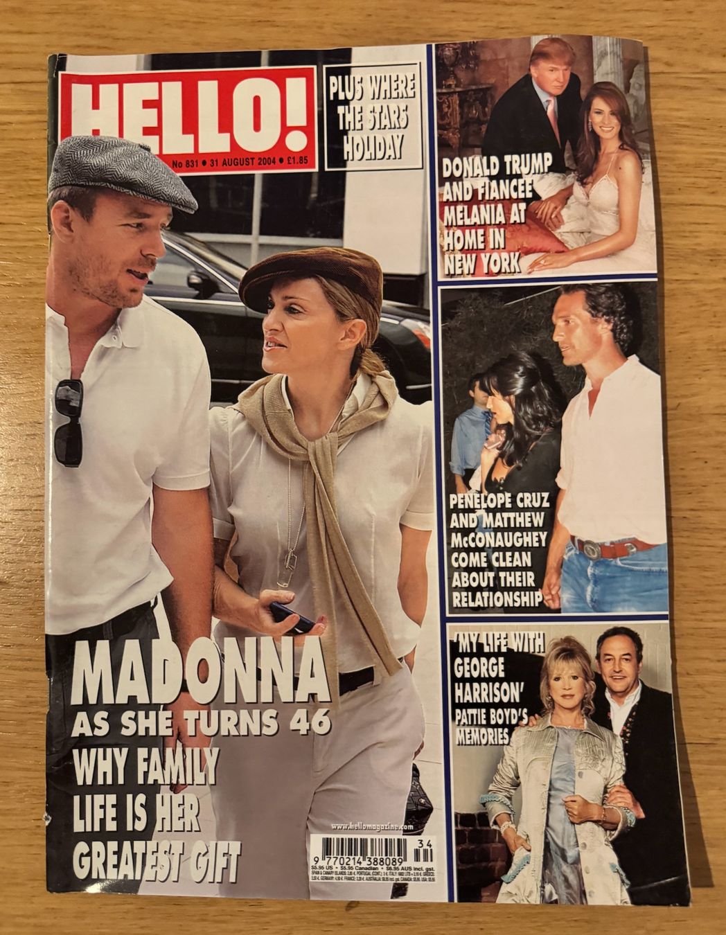 Riviste & Magazine: Madonna HELLO Magazine UK aout 2004 – Usato da Lausanne venduto da davzic