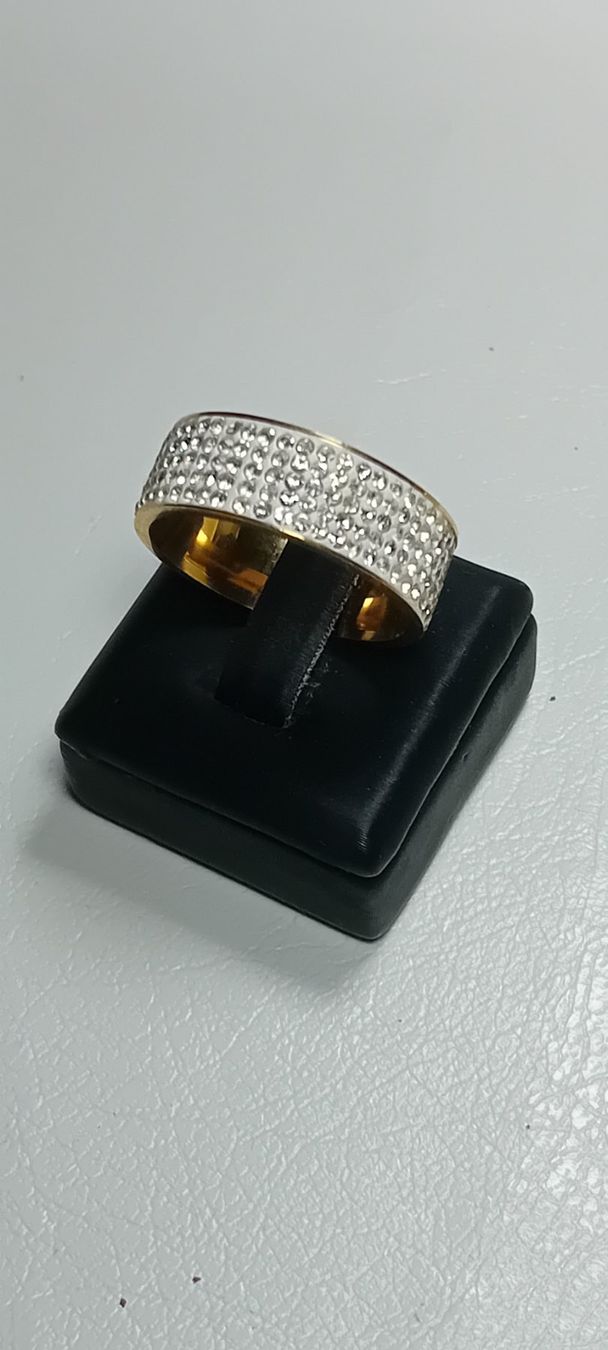 Bagues: ring edelsthal 316L,mit zerkonia,,,glitzer – Neuf (Voir description) à Basel par bij_5hqd 2