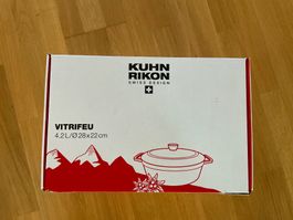 Bratentopf Kuhn Rikon aus Gusseisen-4.2 Liter