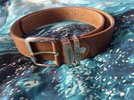 Ceinture en cuir Calvin Klein marron taille 90-105 cm