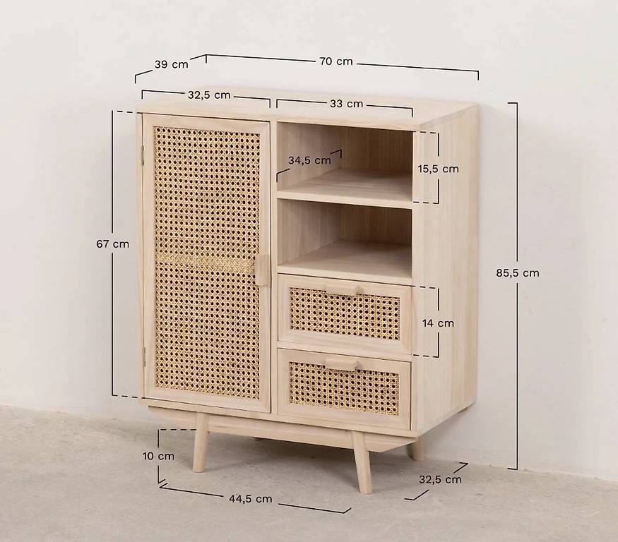 Commodes: Rattan Sideboard  – D'occasion à Zürich par sko_5blc 4