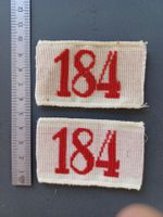 2 Achselnummern 1898, Landwehr, Etappen-Infanterie Bat 184
