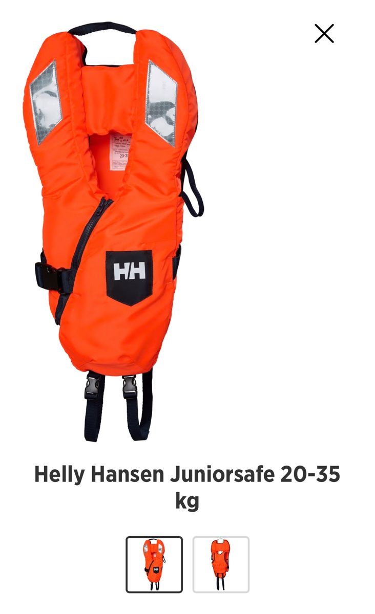 Helly Hansen Giubbotti di salvataggio: New Helly Hansen Juniorsafe 20-35 kg NP 140.- – Nuovo e nell'imballaggio originale da Le Mont-sur-Lausanne venduto da swisssail