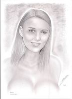 Dessin sexy A4, Keira Knightley, original uniquement