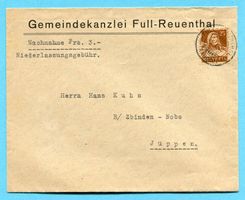 Brief NN von Full-Reuenthal nach Jüppen 1933