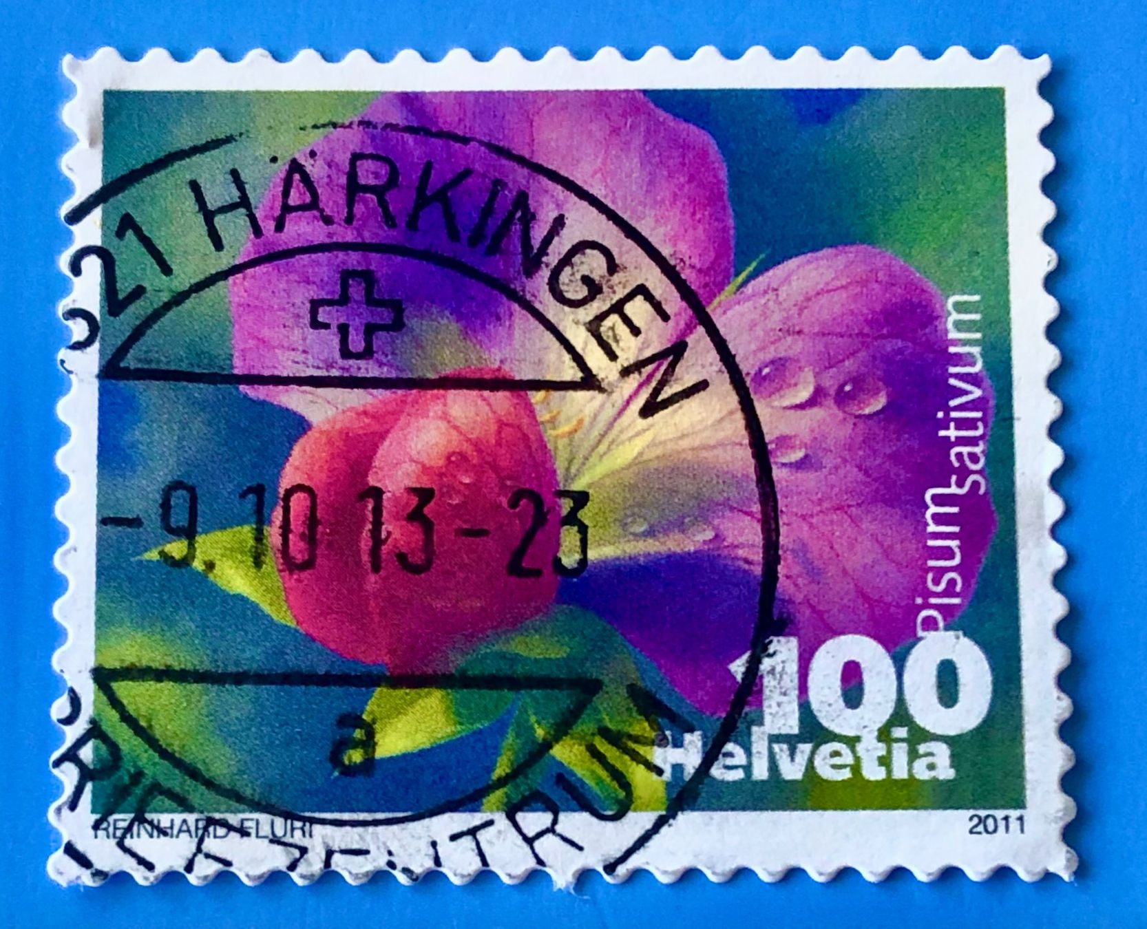 Alle Briefmarken: Nr.1377 mit gestempelt Zucchini 2011   – Gebraucht aus Aarau von Billa007