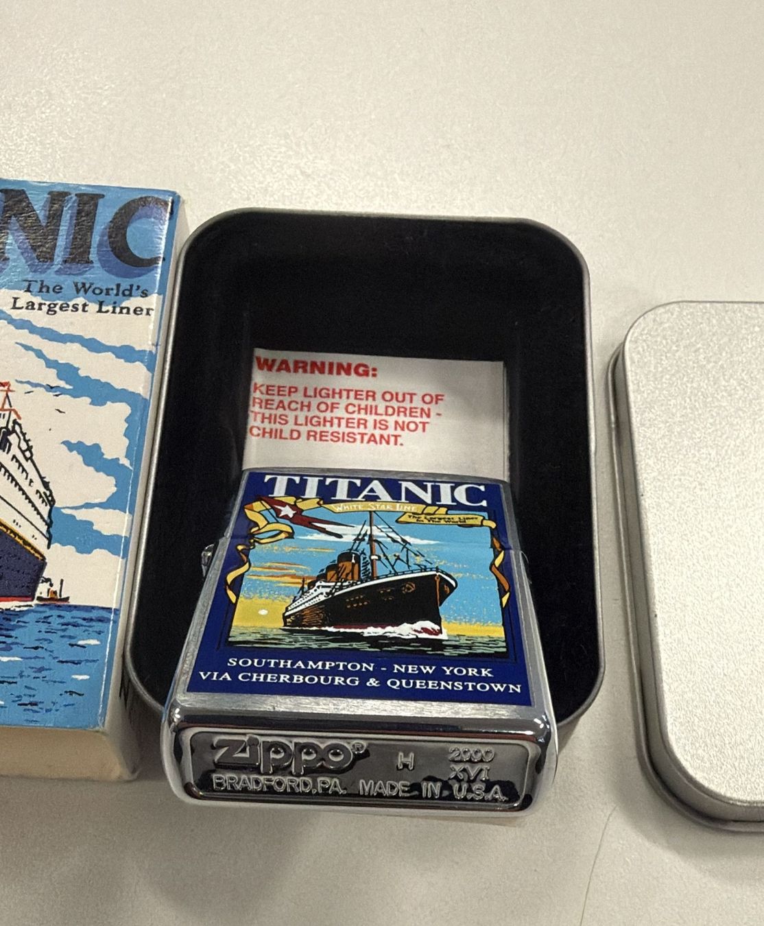 Zippo Briquets: ZIPPO FEUERZEUG TITANIC – D'occasion à Zürich par freioccasionen 2