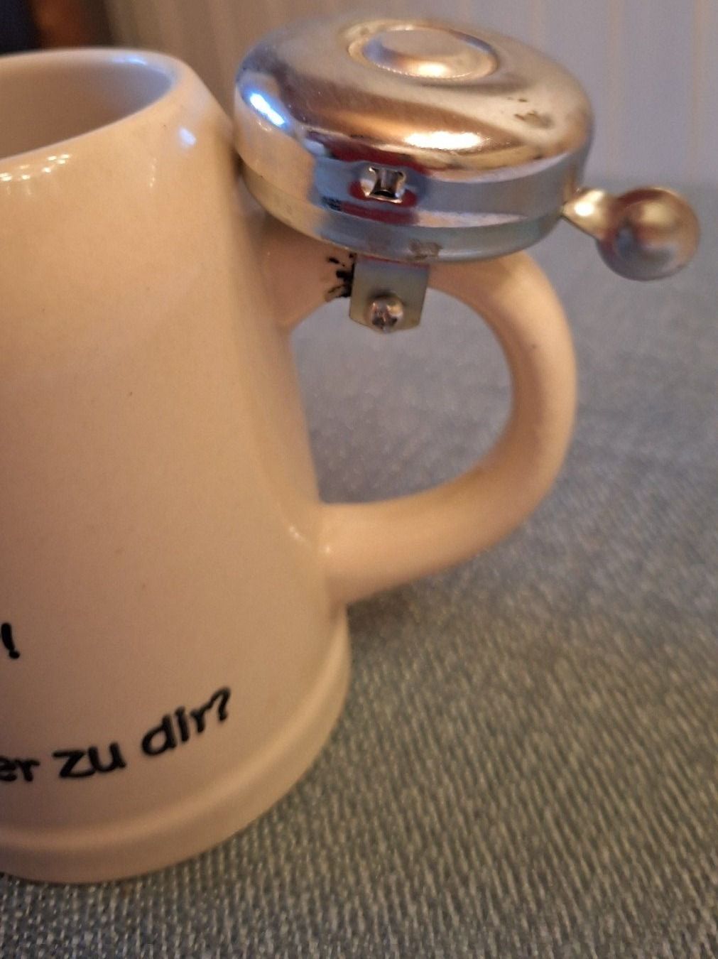 Bicchieri: Spezieller Bierkrug mit Klingel 1x..2x.. 3x... – Usato da Arlesheim venduto da shopradl 4