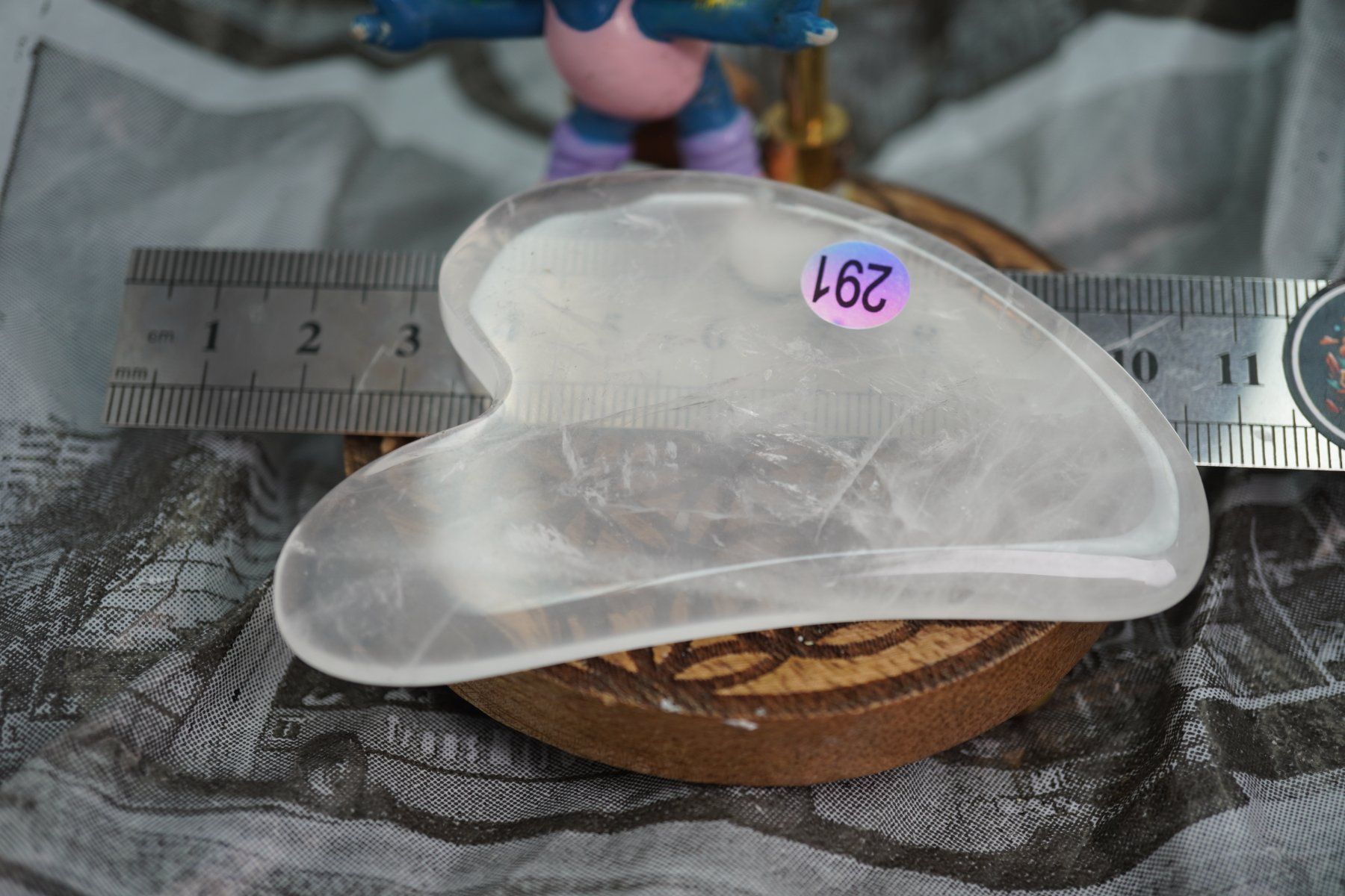 Minerali & Pietre curative: Gua Sha Massage-Stein  Bergkristall      ab 1.- – Nuovo e nell'imballaggio originale da Eschenbach SG venduto da topstone 5