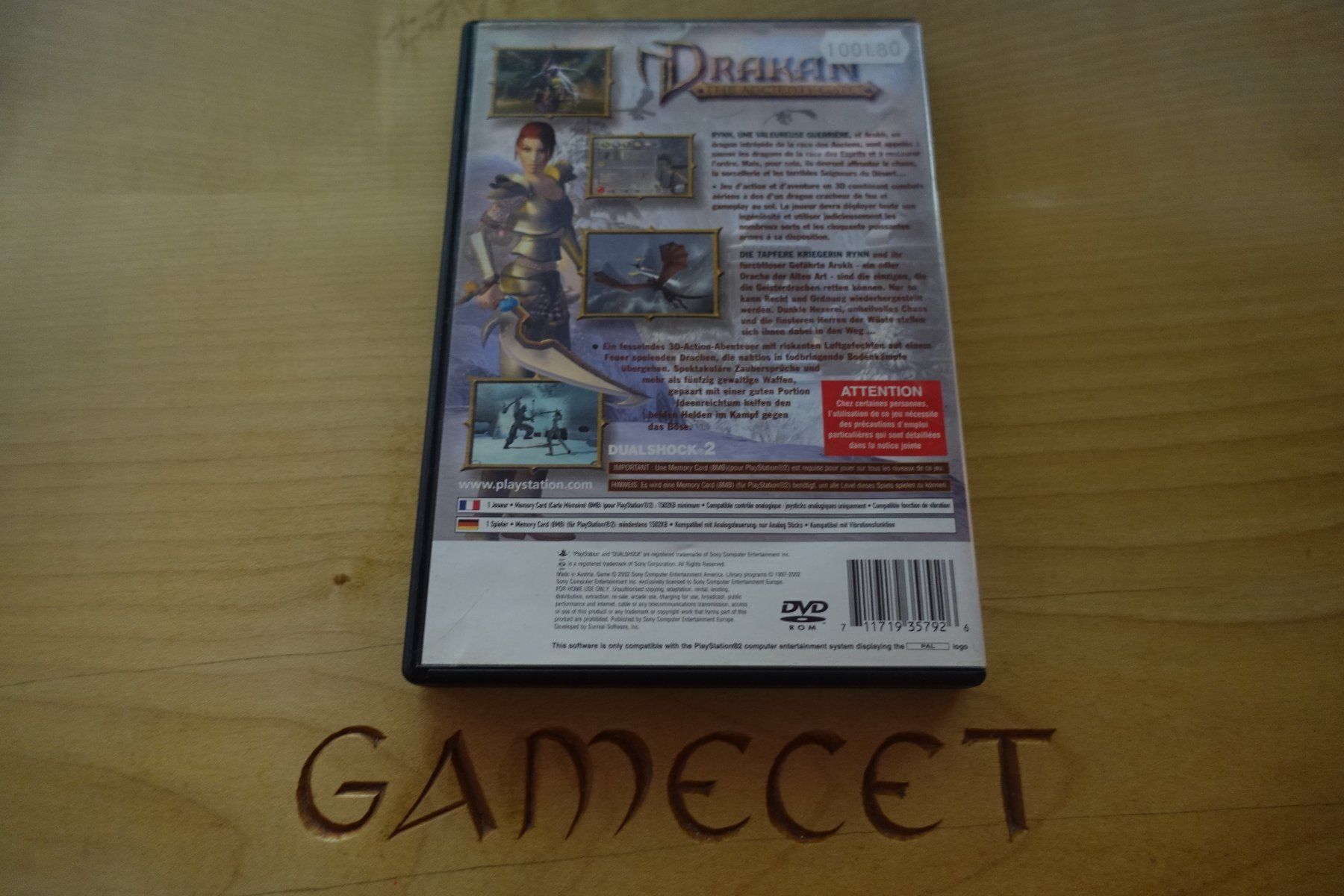 Sony Giochi: Drakan: The Ancients' Gates – Usato da Steinach venduto da Gamecet 2