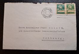 Sehr seltene Mischfrankatur SBK 153 & 172