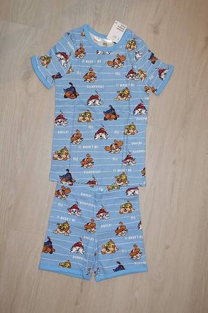 Paw Patrol Pyjama kurz Baumwolle Gr. 134/140 H&M neu!
