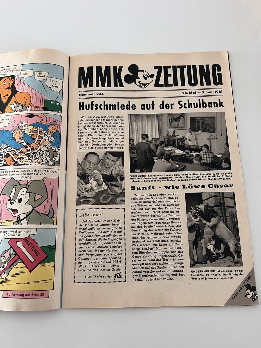 Fumetti: Micky Maus Comic 1961 Heft 23 – Usato da Recherswil venduto da Solheure66 1