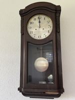 Für Bastler, Antike Wanduhr aus Holz mit Pendel gebraucht