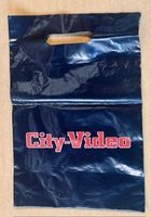 Nostalgie Zeitzeuge  neuer Plastiksack Videothek CITY VIDEO